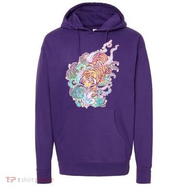 Mystical Tiger Tattoo Design Hoodie