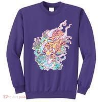 Mystical Tiger Tattoo Design Sweatshirt thumb 0