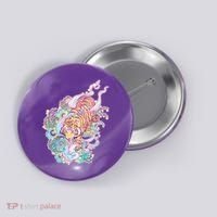 Mystical Tiger Tattoo Design Button thumb 0