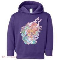 Mystical Tiger Tattoo Design Toddler Hoodie thumb 0
