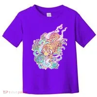 Mystical Tiger Tattoo Design Toddler T-Shirt thumb 0