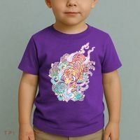 Mystical Tiger Tattoo Design Toddler T-Shirt thumb 2