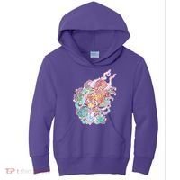 Mystical Tiger Tattoo Design Kids Hoodie thumb 0