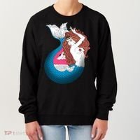 Mythical Abstract Mermaid Women's Sweatshirt thumb 0