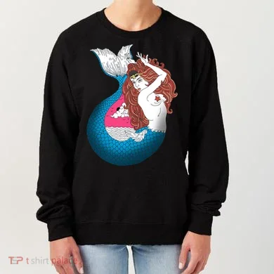 Mythical Abstract Mermaid Women's Sweatshirt