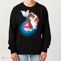 Mythical Abstract Mermaid Women's Sweatshirt thumb 0