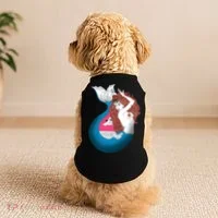 Mythical Abstract Mermaid Doggie Tank thumb 2