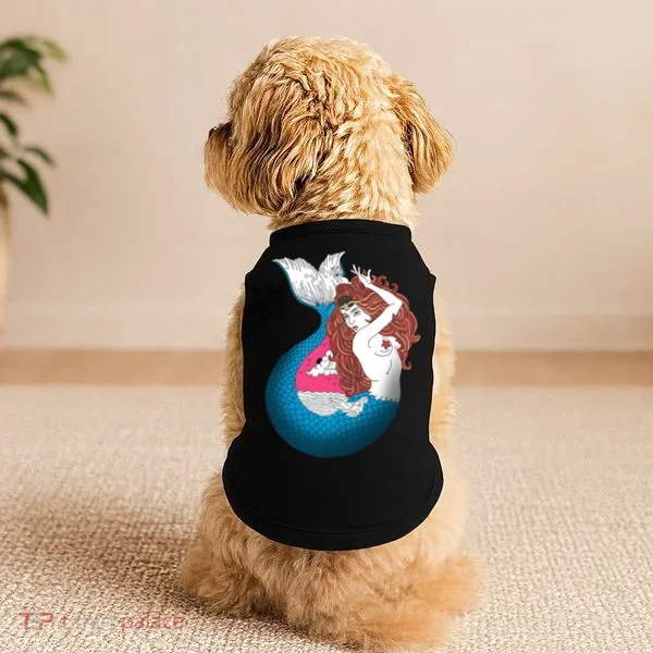 Mythical Abstract Mermaid Doggie Tank