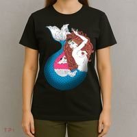Mythical Abstract Mermaid T-Shirt thumb 4