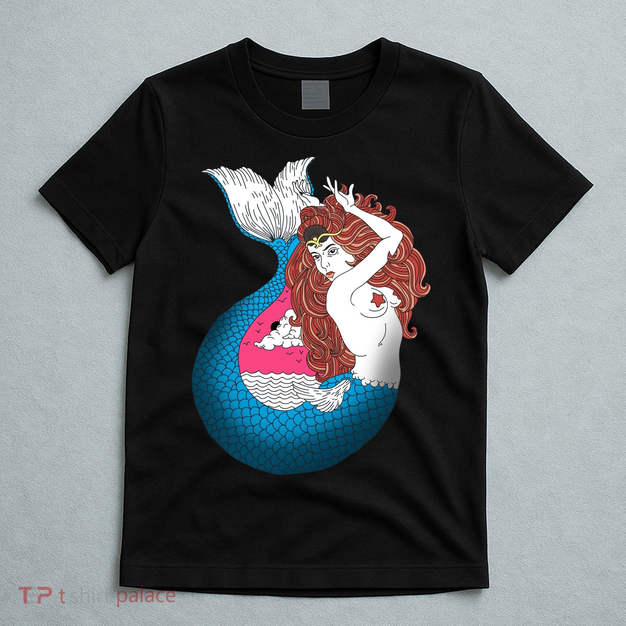 Mythical Abstract Mermaid T-Shirt