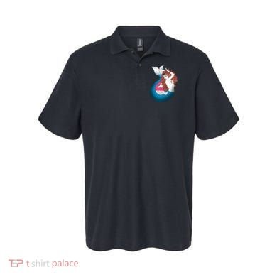 Mythical Abstract Mermaid Polo
