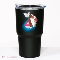 Mythical Abstract Mermaid Tumbler thumb 0
