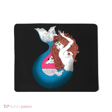 Mythical Abstract Mermaid Mousepad