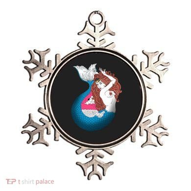 Mythical Abstract Mermaid Ornament