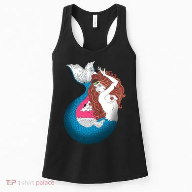 Mythical Abstract Mermaid Women's Tank Top