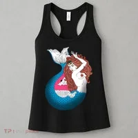 Mythical Abstract Mermaid Women's Tank Top thumb 3