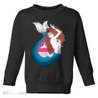 Mythical Abstract Mermaid Toddler Sweatshirt thumb 0