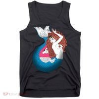 Mythical Abstract Mermaid Tank Top thumb 0