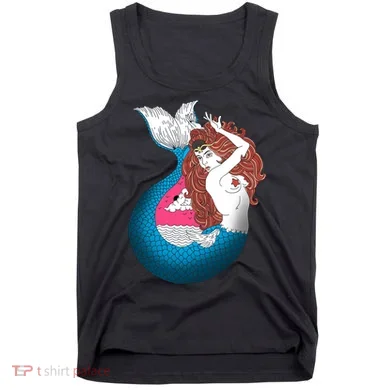 Mythical Abstract Mermaid Tank Top