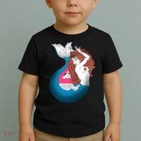 Mythical Abstract Mermaid Toddler T-Shirt thumb 2