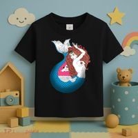 Mythical Abstract Mermaid Toddler T-Shirt thumb 3