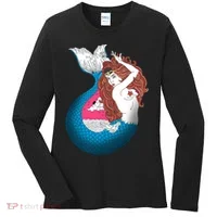 Mythical Abstract Mermaid Women's Long Sleeve Shirt thumb 0