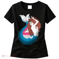 Mythical Abstract Mermaid Women's T-Shirt thumb 0