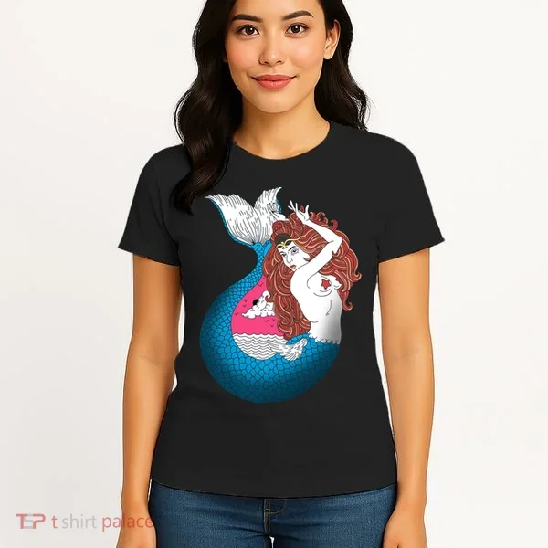 Mythical Abstract Mermaid Women's T-Shirt