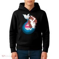 Mythical Abstract Mermaid Kids Hoodie thumb 4