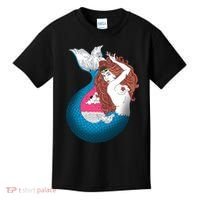 Mythical Abstract Mermaid Kids T-Shirt thumb 0