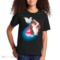 Mythical Abstract Mermaid Kids T-Shirt thumb 2