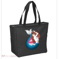 Mythical Abstract Mermaid Tote Bag thumb 2