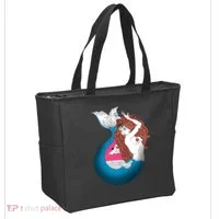 Mythical Abstract Mermaid Tote Bag thumb 2