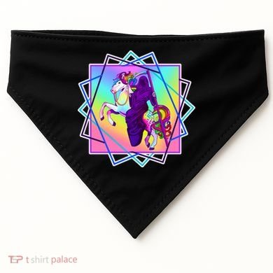 Mythical Reaper Colorful Unicorn USA-Made Doggie Bandana