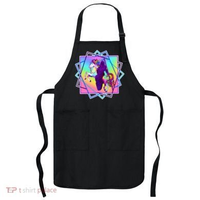 Mythical Reaper Colorful Unicorn Apron