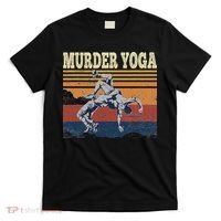 Murder Yoga Wrestling Fight Jui Jitsu Vintage Funny Gift T-Shirt thumb 0