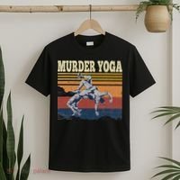 Murder Yoga Wrestling Fight Jui Jitsu Vintage Funny Gift T-Shirt thumb 2