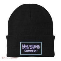 Masturbate Your Way To Success Beanie thumb 0