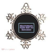 Masturbate Your Way To Success Ornament thumb 0