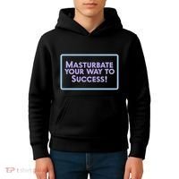Masturbate Your Way To Success Kids Hoodie thumb 4