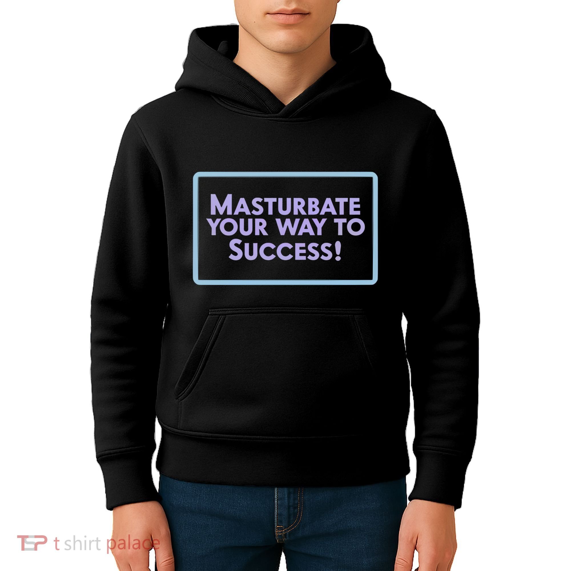 Masturbate Your Way To Success Kids Hoodie
