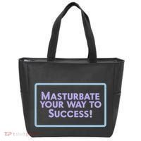 Masturbate Your Way To Success Tote Bag thumb 0