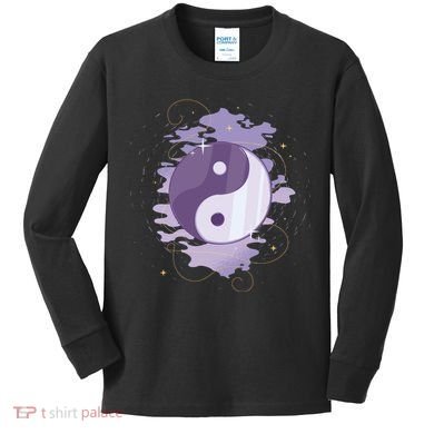 Mystic Yin Yang Kids Long Sleeve Shirt