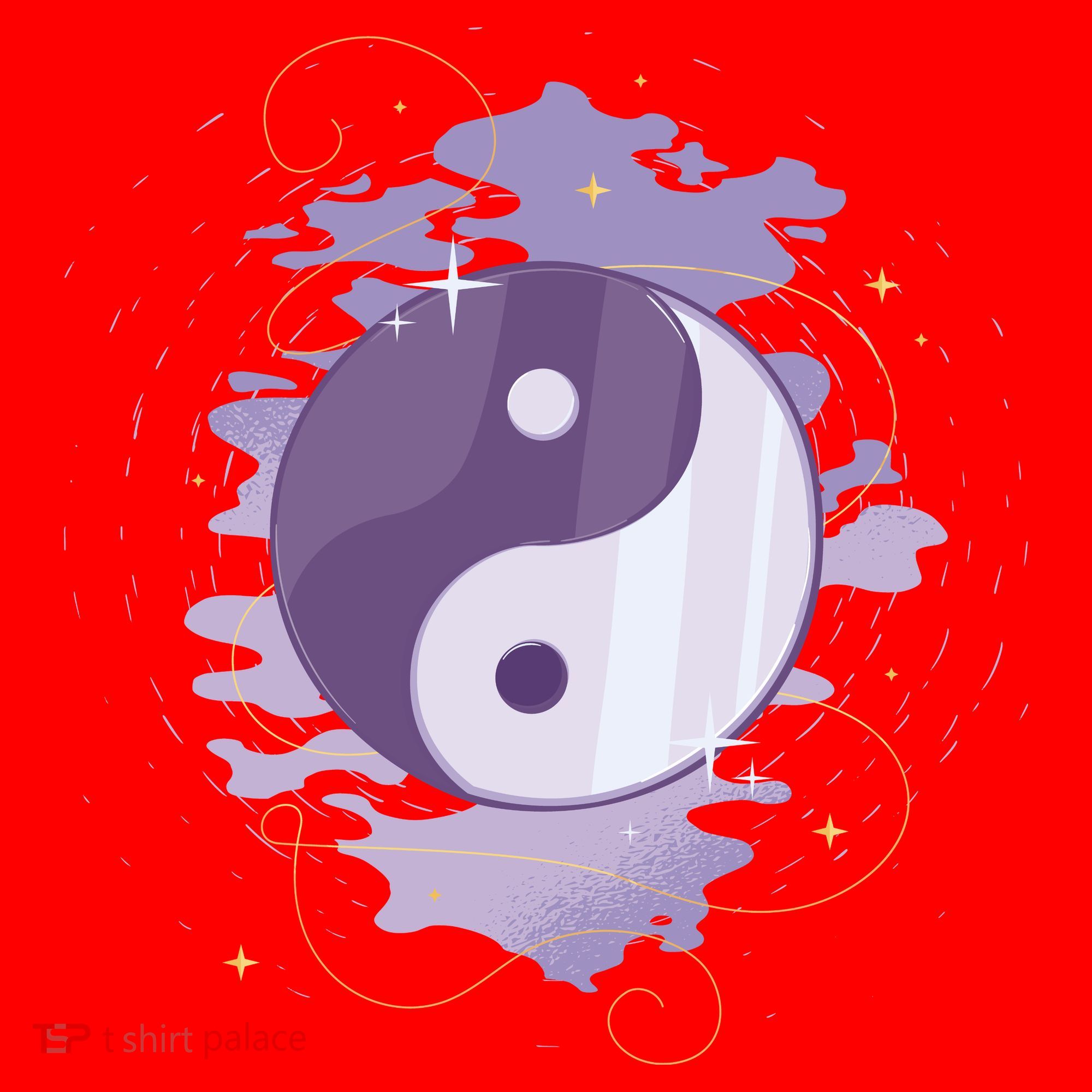 Mystic Yin Yang Santa Hat