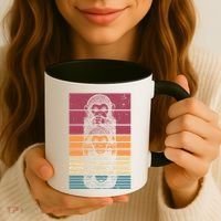 Monkey Zoo Animal Banana Retro Monkey Gift Coffee Mug thumb 3
