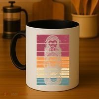 Monkey Zoo Animal Banana Retro Monkey Gift Coffee Mug thumb 4