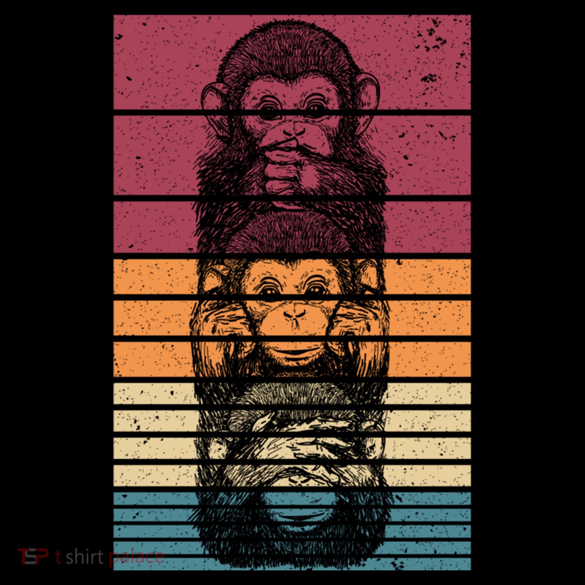 Monkey Zoo Animal Banana Retro Monkey Gift Women's Hoodie