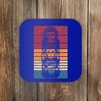 Monkey Zoo Animal Banana Retro Monkey Gift Coaster thumb 0