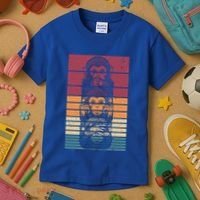Monkey Zoo Animal Banana Retro Monkey Gift Kids T-Shirt thumb 3