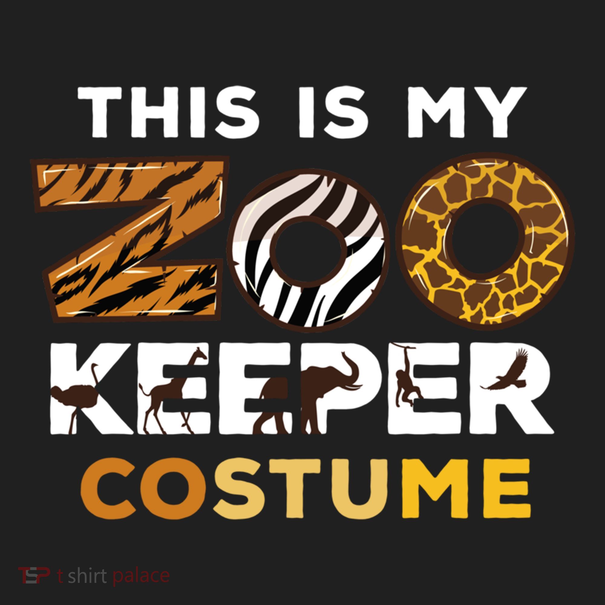 My Zookeeper Costume African Savanna Animal Print Gift Women's Sweatshirt